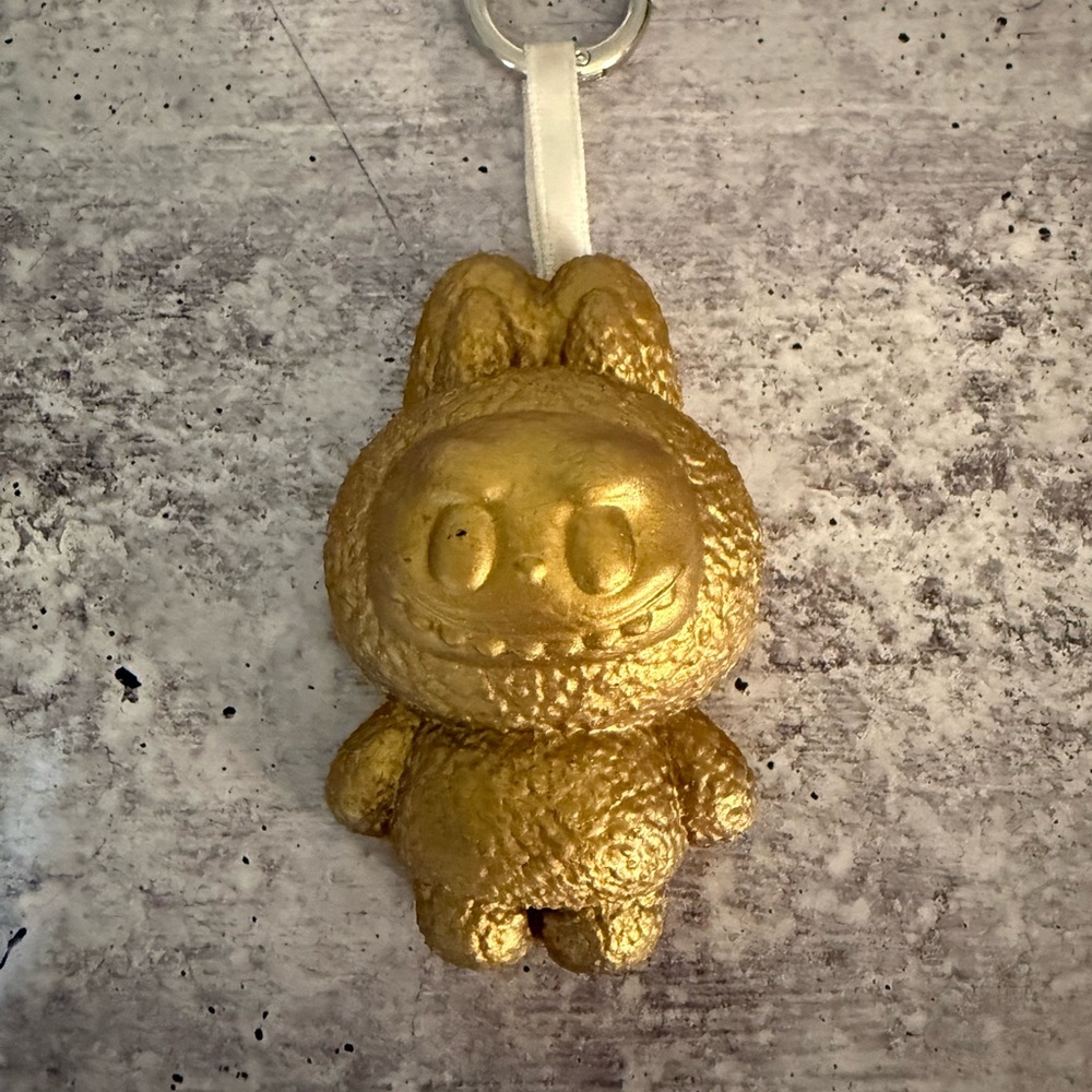Macaron gold keychain  monsters Taba Squishy tik tok viral